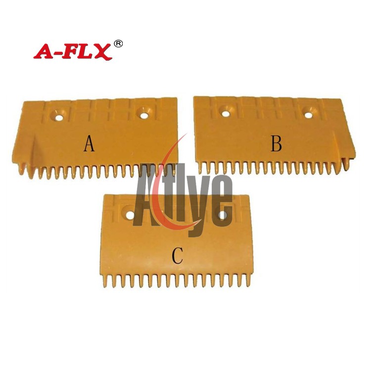 escalator safety comb plate