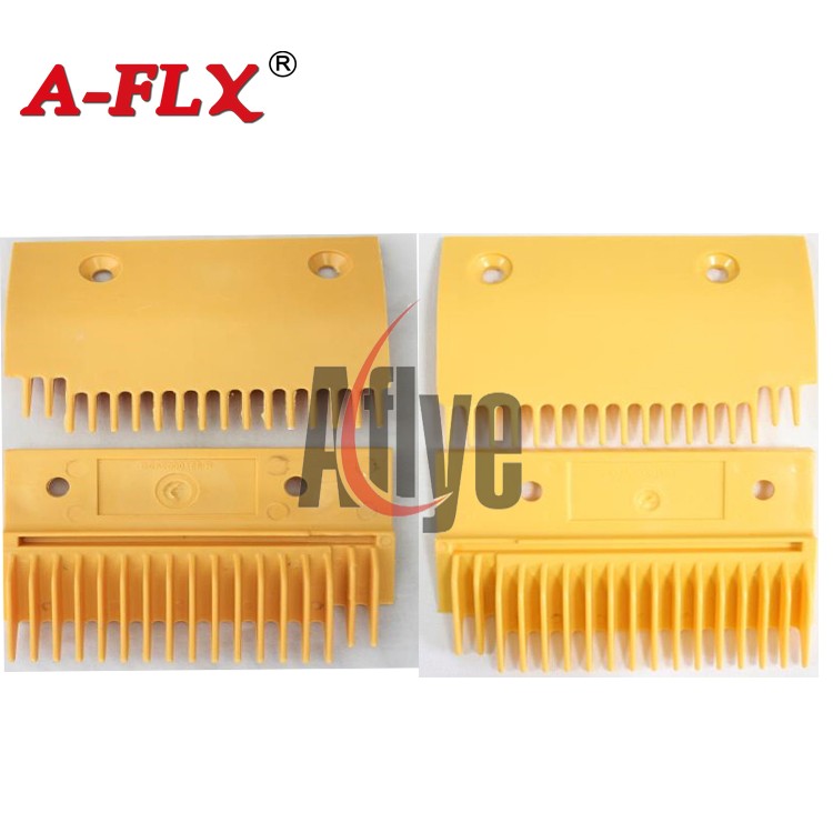 DSA2000168-L DSA2000168-R Escalator Yellow Comb Plate 17T 