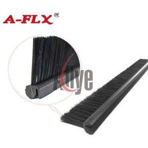 escalator safety brush