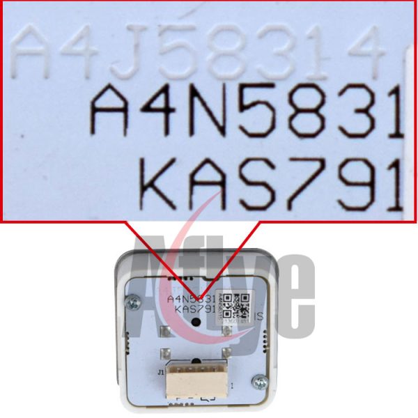 KAS791 A4N58315 Elevator square braille push button with red illumination