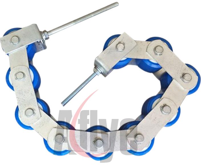 XAA332X5 Escalator Handrail Belt Tension Chain 10 Rollers 60×55mm