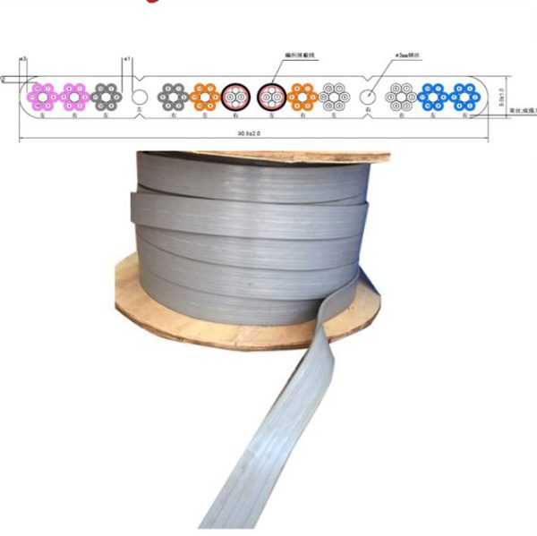 TVVBPG elevator lifts flat travelling cable