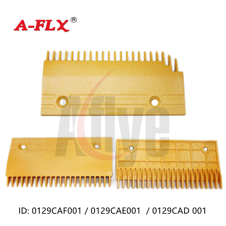 0129CAF001 0129CAE001 0129CAD001 escalator step yellow comb plate
