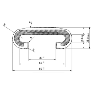 9300 Escalator Handrail Belt Customized Color