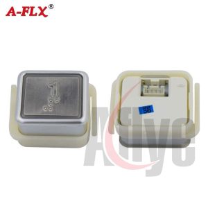 DL-PO2 Elevator Lifts Square Stainless Steel Braille Button