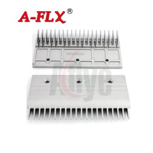 J651058B203 aluminum escalator step comb plate silver