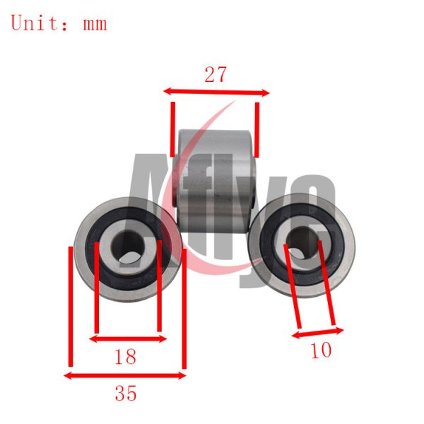 Escalator Handrail Curved Guide Roller