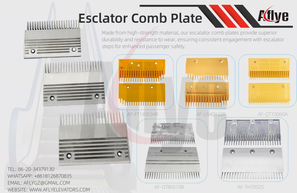 escalator comb plate