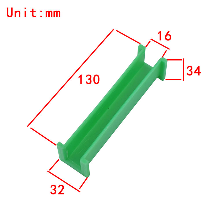 Elevator Green Guide Shoe Liner 130*16mm