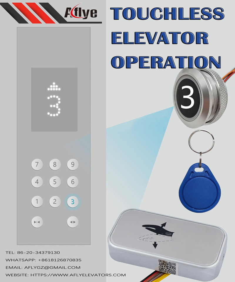 Touchless Elevator Operation Buttons