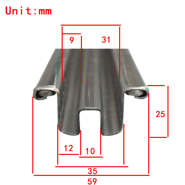 Escalator Handrail Metal Guide Rail