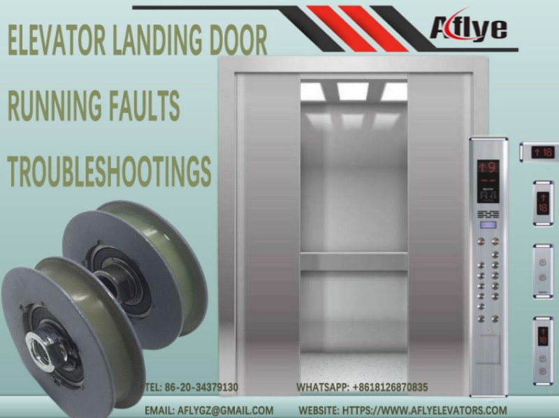 Elevator landing door