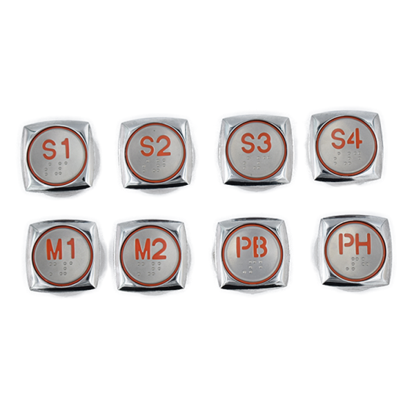 CC-HTR Elevator Metal Braille Push Button A4J16002 A1