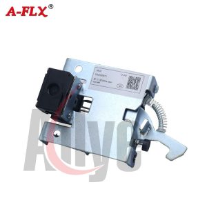 elevator landing door hook lock