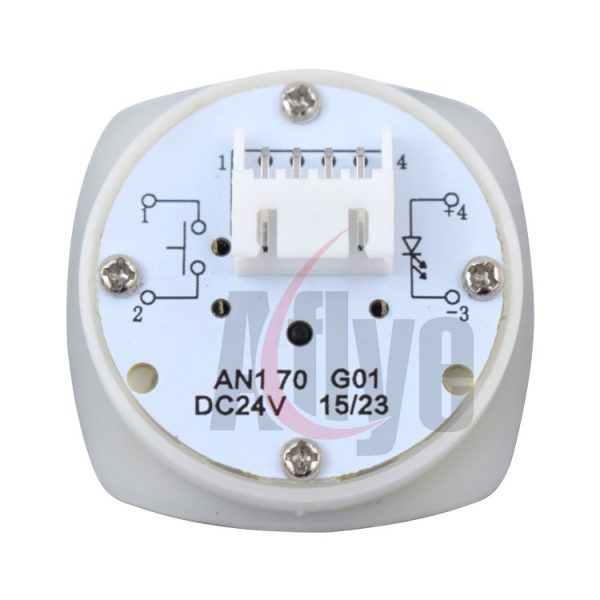 AN170G01 Elevator Metal Square Push Button DC 24V