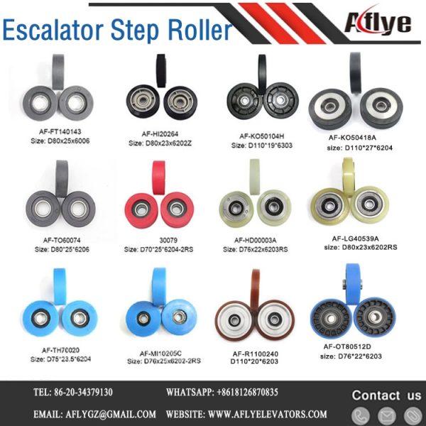 escalator step chain roller