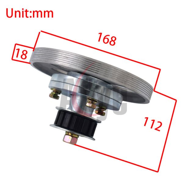 Hyundai elevator door operator Timing belt roller D168*18*D20