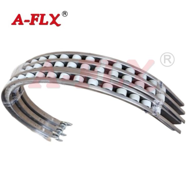 escalator handrail curve return guide rail