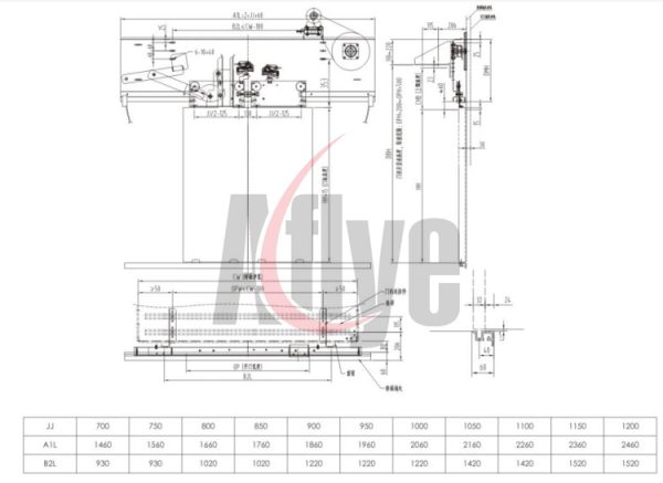 Elevator Center Opening VVVF Landing Door Operator