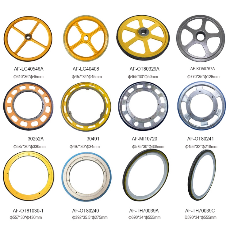 escalator friction wheel