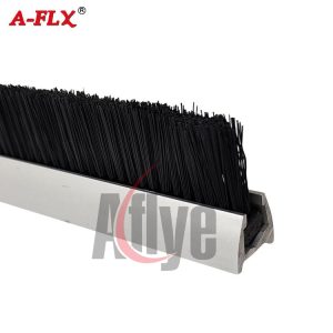 escalator safety skirt brush