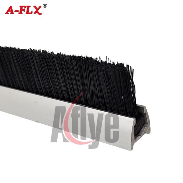 escalator safety skirt brush