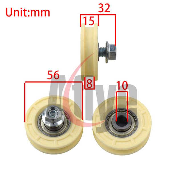 elevator lifts door hanger roller D56x15mm