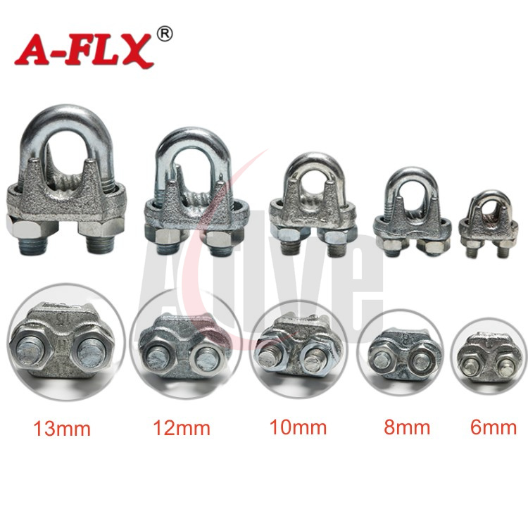 Elevator steel wire rope clamp/U-shaped lock buckle/steel wire rope clamp head lock buckle 8MM6MM10MM12mm