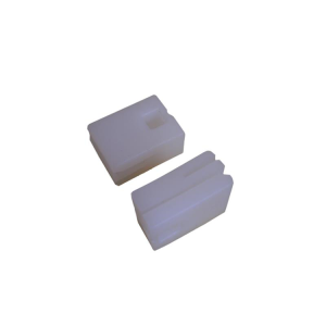 300P White Plastic Elevator Door Slider Shoes 26*19*12mm
