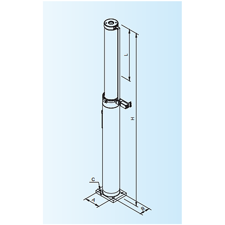 YH5/640 Elevator Lift Hydraulic Shock Absorber Buffer