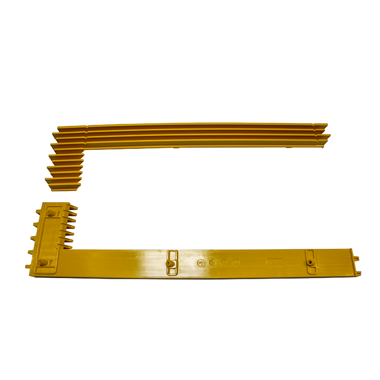 HTBK-03 Escalator yellow Demarcation Line trim corner 396.00*33.63*21.98mm