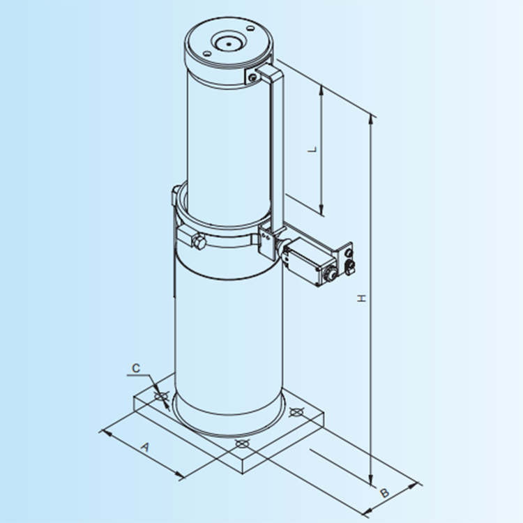 YH3/80 Elevator Hydraulic Damping Buffer Reducer