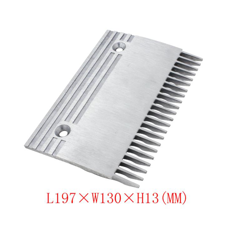 Escalator Aluminum Comb Plate 197*130*22T