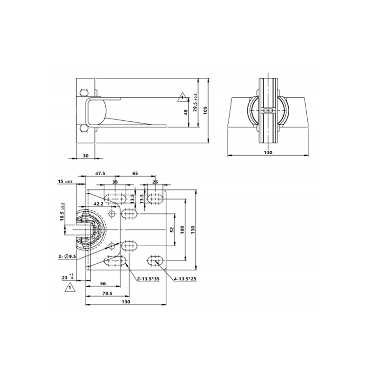 AF-HF-06 Elevator Lift Guide Shoe Car Counterweight Sliding Guide Shoe