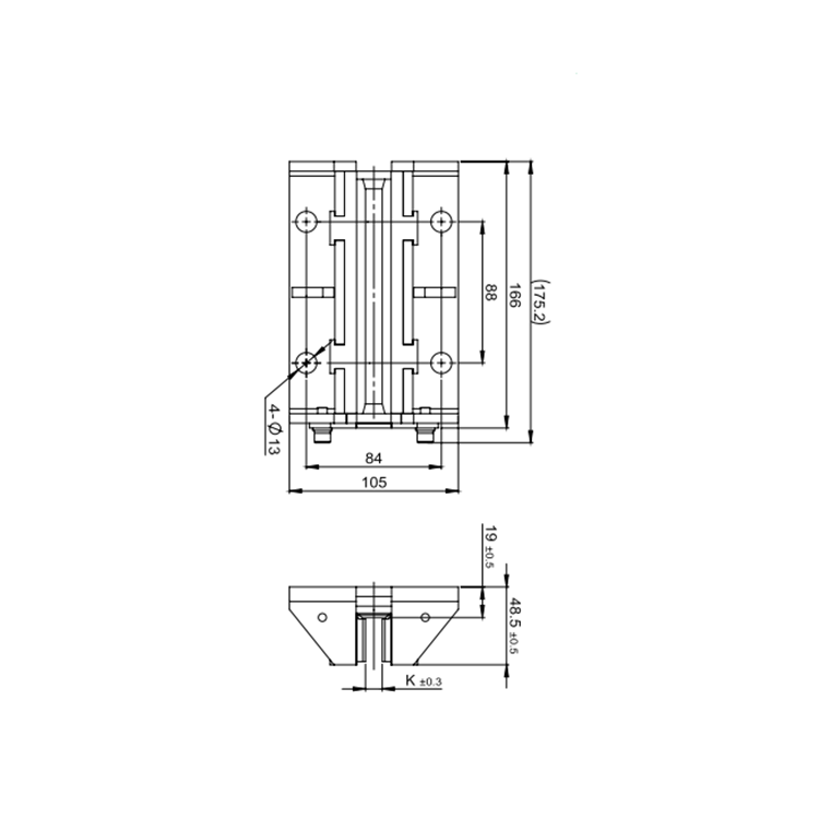 AF-SG17 Elevator Sliding Guide Shoe For 9/10/16 mm Guide Rail