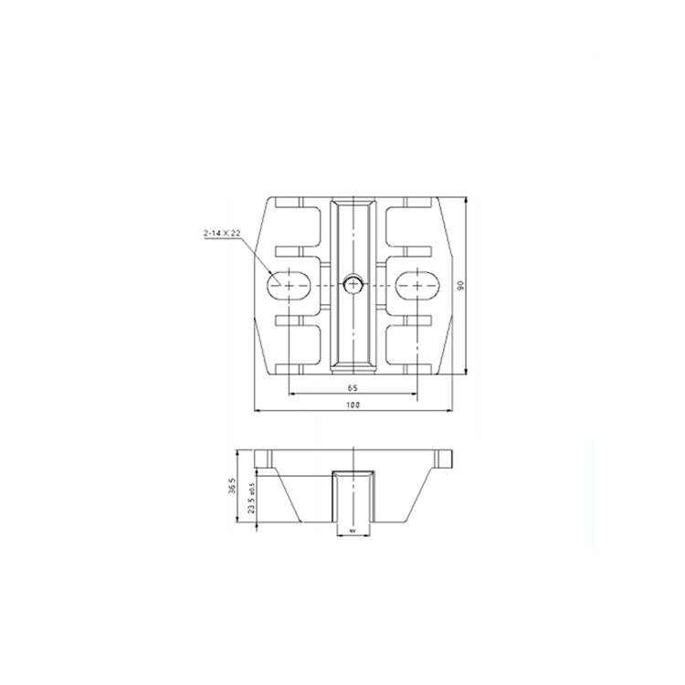 AF-SG12 Elevator Sliding Guide Shoe