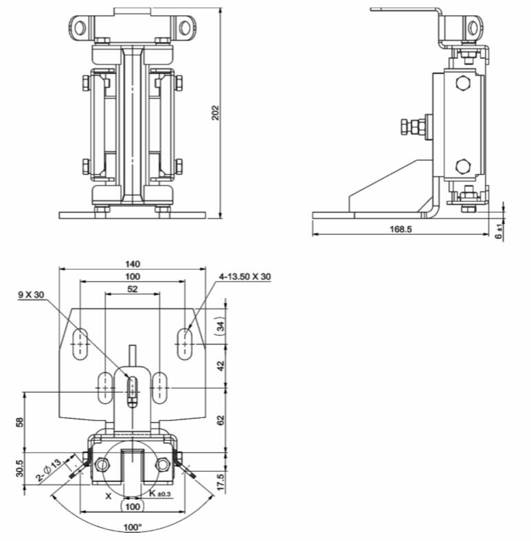 AF-SG27 Elevator Sliding Guide Shoe