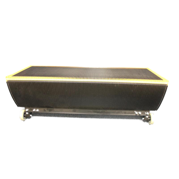 1000MM 35° Escalator Stainless Steel Black With Yellow Edge Steps