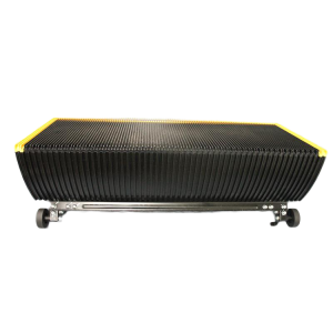 Escalator Stainless Steel Step With Demarcation Line Yellow 1000MM