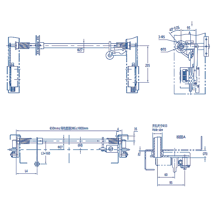 AF-OX-210BT Elevator Safety Linkage Device 