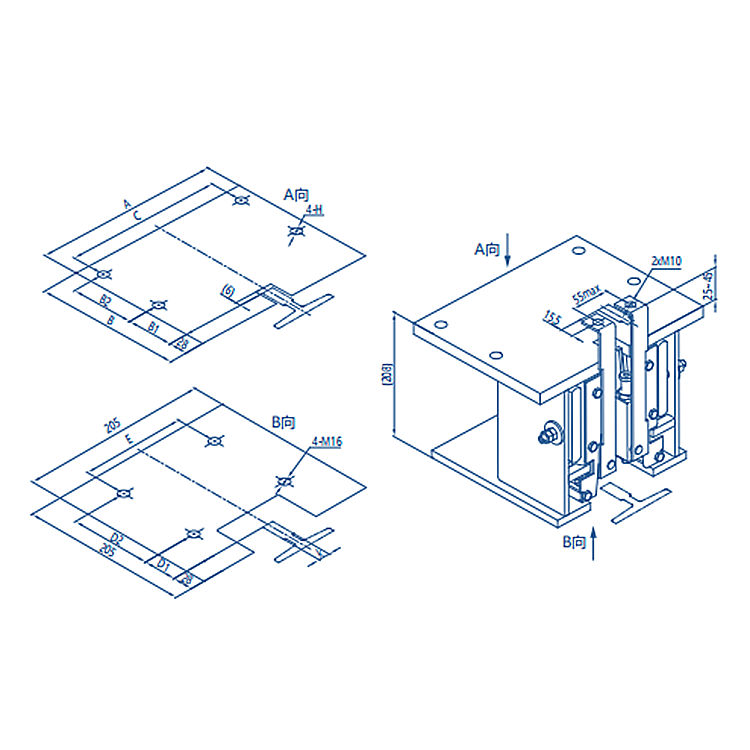 AF-OX-188A Elevator Progressive Safety Gear 