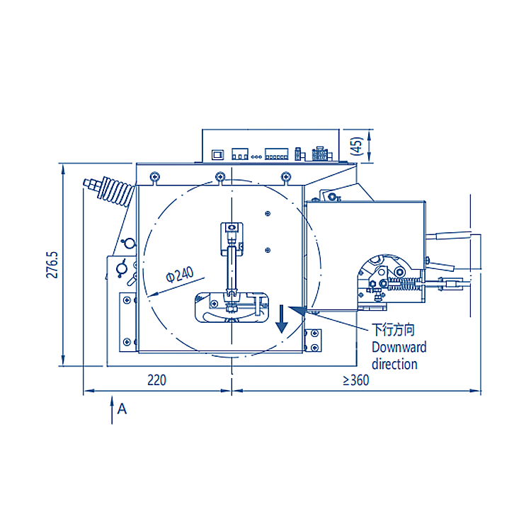 AF-OX-240BU Elevator Lift Overspeed Governor UCMP