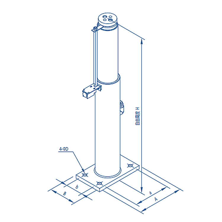 AF-OH-10/16/20 Elevator Hydraulic Oil Buffer Lift Shock Absorber