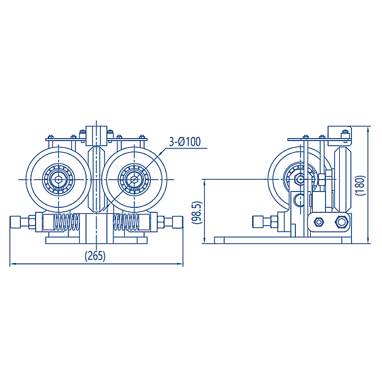 AF-OX-GL100A Elevator 2.5m/s Sliding Guide Shoe for 10 /16mm Guide Rail