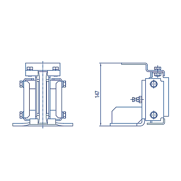 AF-OX-029 Elevator Lift Guide Shoe For 09/10/16mm Guide Rail