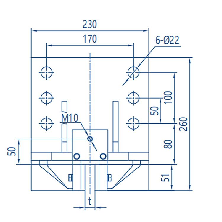 AF-OX-017 Elevator Sliding Guide Shoe For 16/19/28.6mm Guide Rail