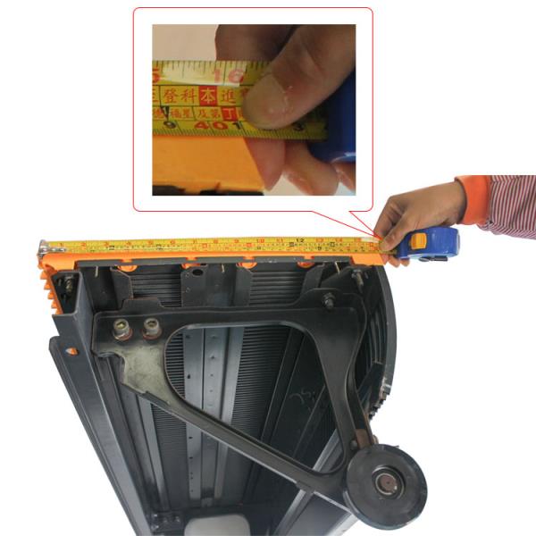 Escalator Aluminum Alloy Step With Yellow Demarcation Line 1000MM
