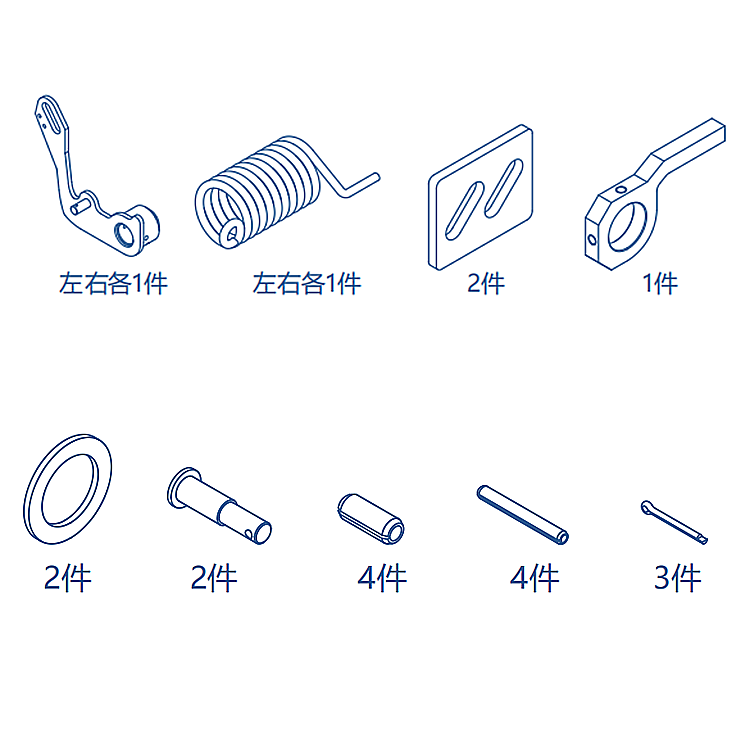 AF-OX-210A Elevator Counterweight Progressive Safety Gear 