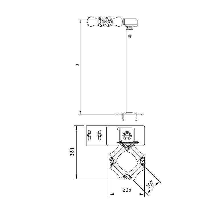 AF-GD Elevator Chain Guide Roller Device 