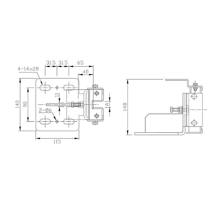 AF-HZ22 Elevator High Speed Cabin Sliding Guide Shoe